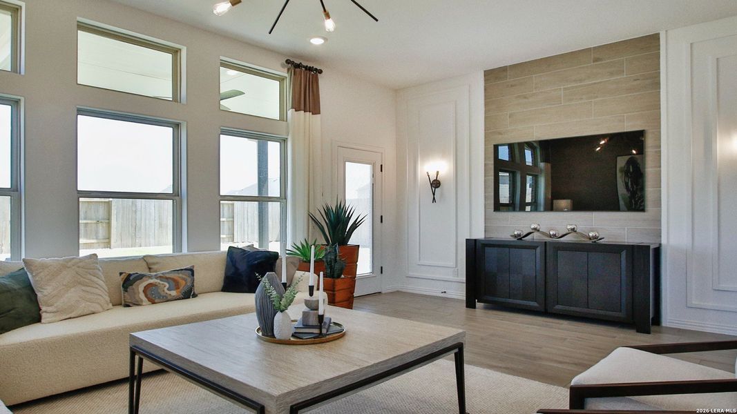 Furnished interior view inside a new home in Prairie Green, Converse (Image 10). Furnished interior view inside a new home in Prairie Green, Converse (Image 10).