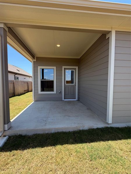 Rear Covered Patio