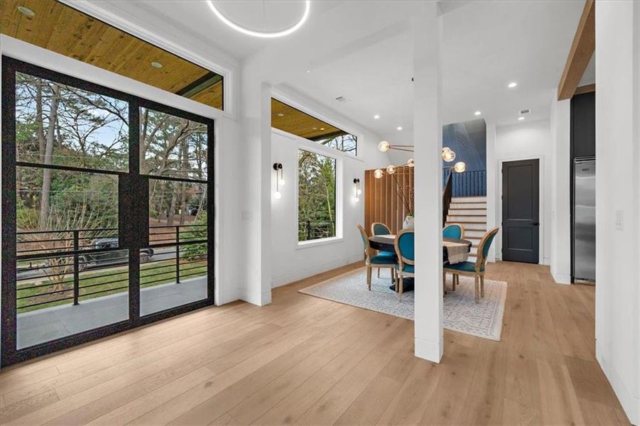 Furnished interior view inside a new home in , Atlanta (Image 73).