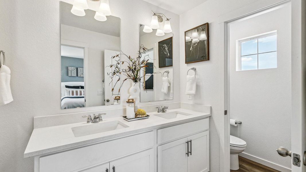 Representative furnished interior of a home built from the Finch by D.R. Horton in The Ridge at Lorson Ranch, Colorado Springs (Image 19).