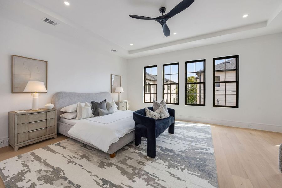 Furnished interior view inside a new home in , Houston (Image 44).