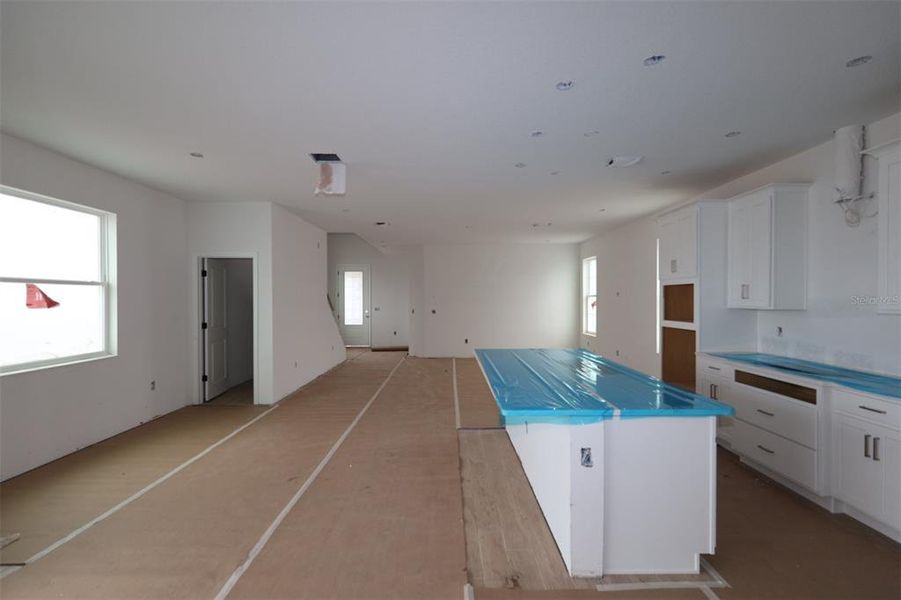 In-progress construction of a new home in Center Lake on the Park, St. Cloud, FL (Image 4).