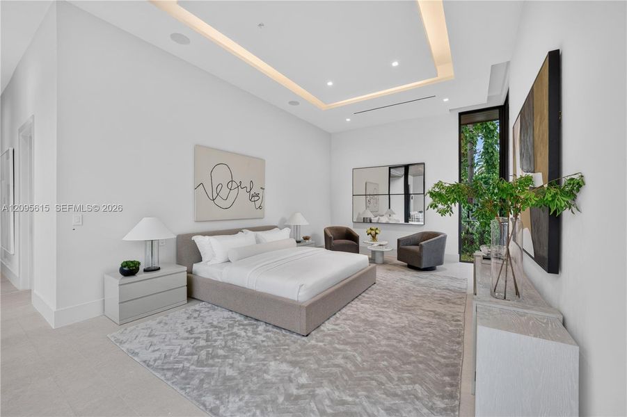 Furnished interior view inside a new home in , Miami (Image 15).
