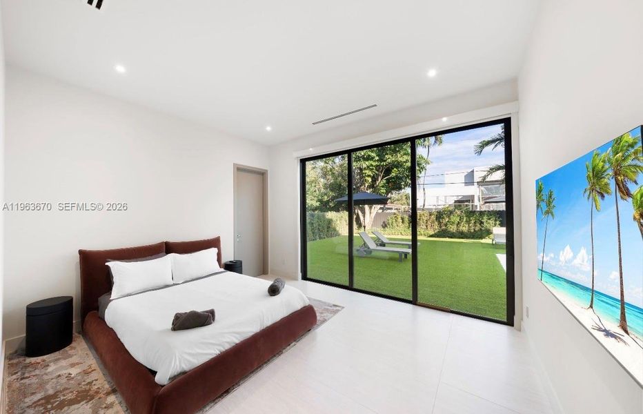 Furnished interior view inside a new home in , Miami (Image 15).