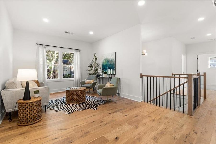 Furnished interior view inside a new home in , Atlanta (Image 10).