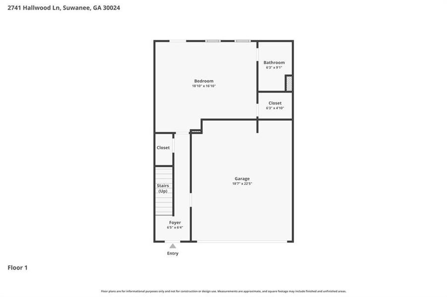 2D floor plan layout of this home in , Suwanee, GA (Image 5).