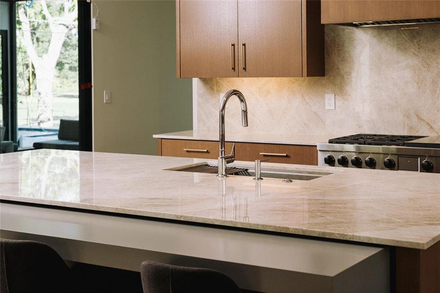 Close-up of interior finishes inside a home in , Dallas (Image 20).