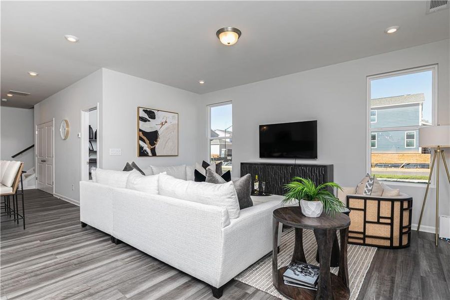 Furnished interior view inside a new home in , Powder Springs (Image 24).