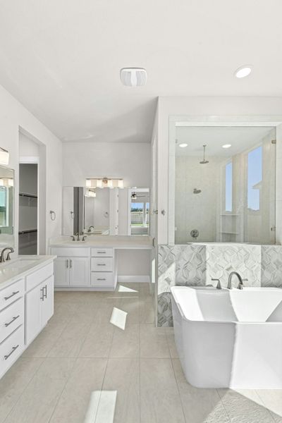 Furnished interior view inside a new home in Santa Rita Ranch, Santa Rita Ranch (Image 15). Furnished interior view inside a new home in Santa Rita Ranch, Santa Rita Ranch (Image 15).