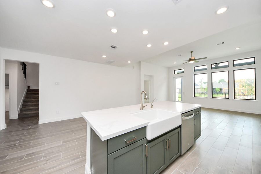 Furnished interior view inside a new home in Gatherings® at Chambers Creek: Duets Collection, Willis (Image 13). Furnished interior view inside a new home in Gatherings® at Chambers Creek: Duets Collection, Willis (Image 13).