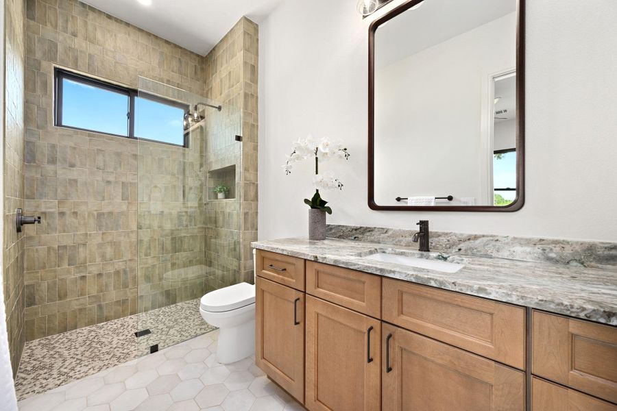 Furnished interior view inside a new home in , Liberty Hill (Image 15).