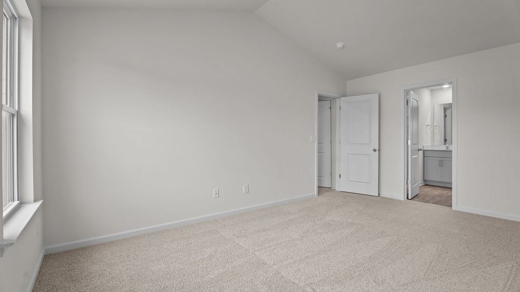 Representative unfurnished interior of a home built from the Rachel by D.R. Horton in Hobbs Farm, Ayden (Image 21).