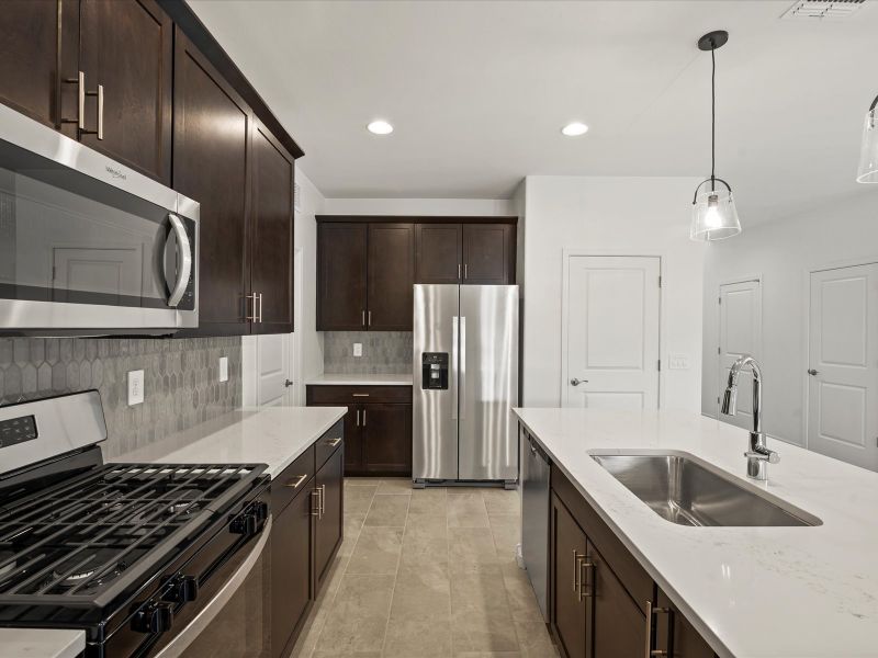 Furnished interior view inside a new home in Hanson Ridge, Vail (Image 4).
