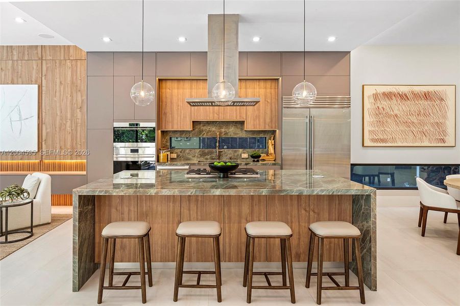 Furnished interior view inside a new home in , Miami (Image 5).