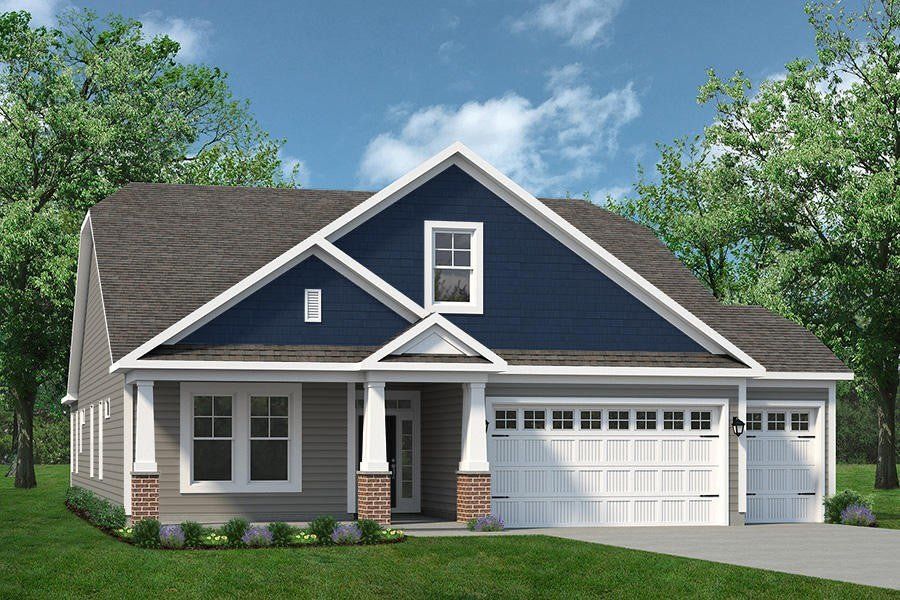Representative exterior photo of a completed home built from the The Sand Dollar by Chesapeake Homes in Coastal Club of the Carolinas, Calabash, NC (Image 25). Representative exterior photo of a completed home built from the The Sand Dollar by Chesapeake Homes in Coastal Club of the Carolinas, Calabash, NC (Image 25).