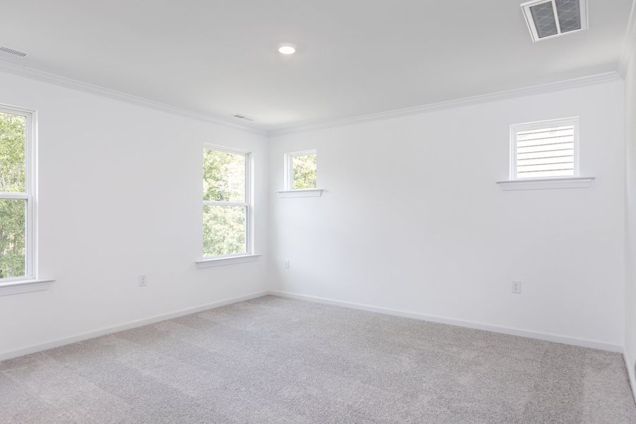 Spacious, unfurnished interior of a new home in Eagle Trace, Wendell (Image 21). Spacious, unfurnished interior of a new home in Eagle Trace, Wendell (Image 21).