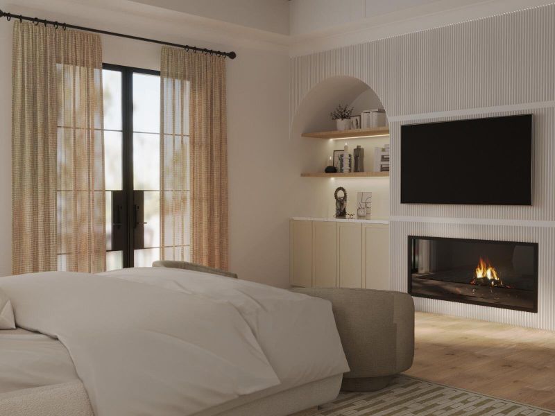 Furnished interior view inside a new home in , Mount Pleasant (Image 23).