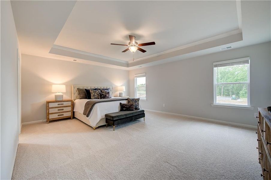 Furnished interior view inside a new home in Bowers Farm, McDonough (Image 26).