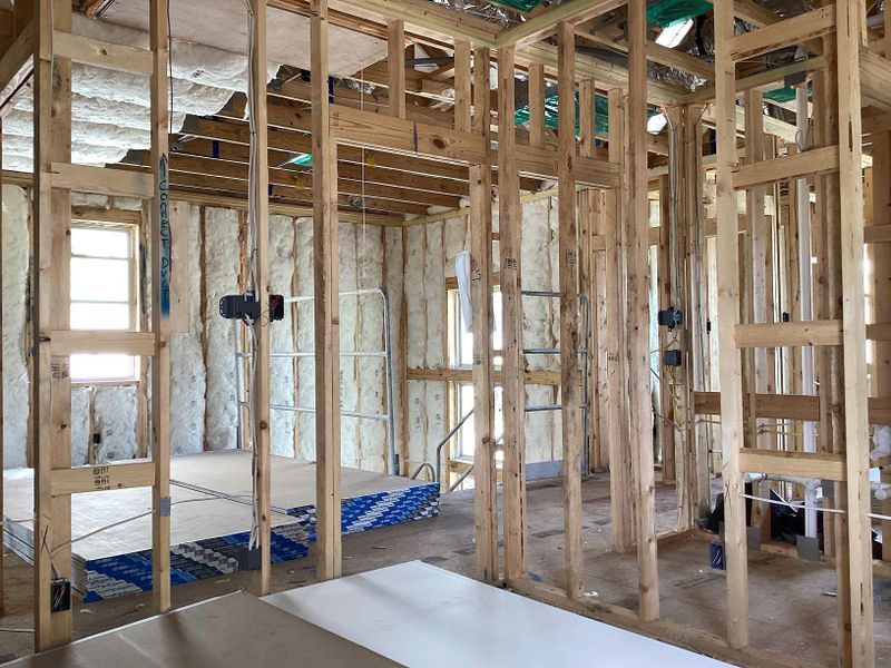 Spacious, unfurnished interior of a new home in The Cottages at Lariat, Liberty Hill (Image 9). Spacious, unfurnished interior of a new home in The Cottages at Lariat, Liberty Hill (Image 9).