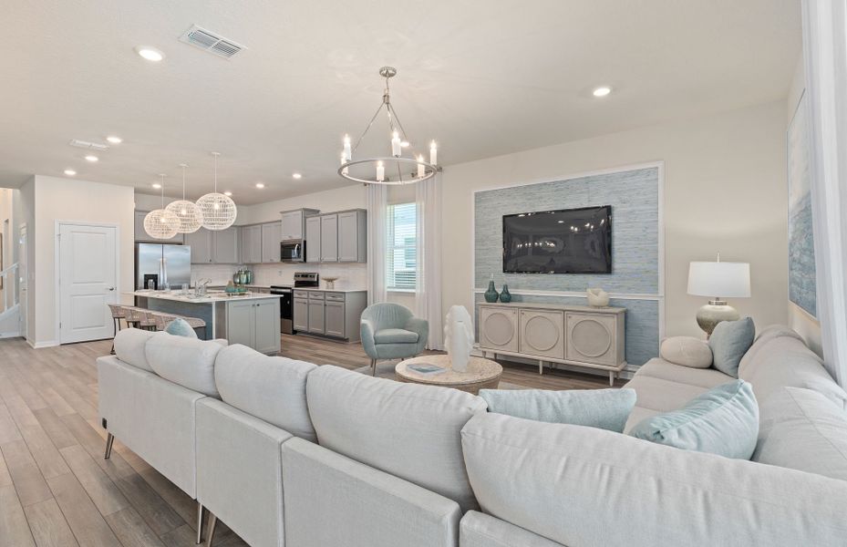 Furnished interior view inside a new home in Windsor Cay Resort, Clermont (Image 4).