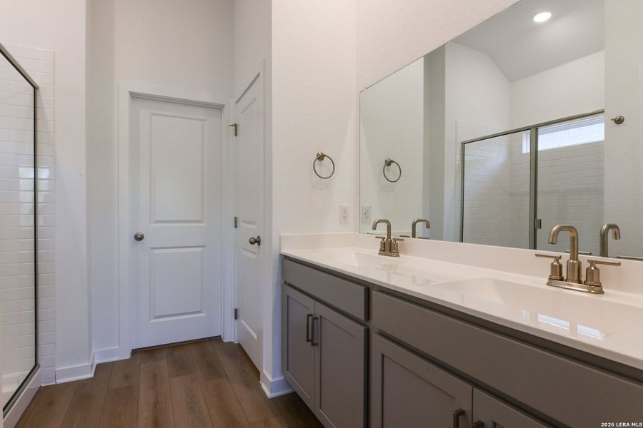 Furnished interior view inside a new home in Arcadia Ridge, San Antonio (Image 13).