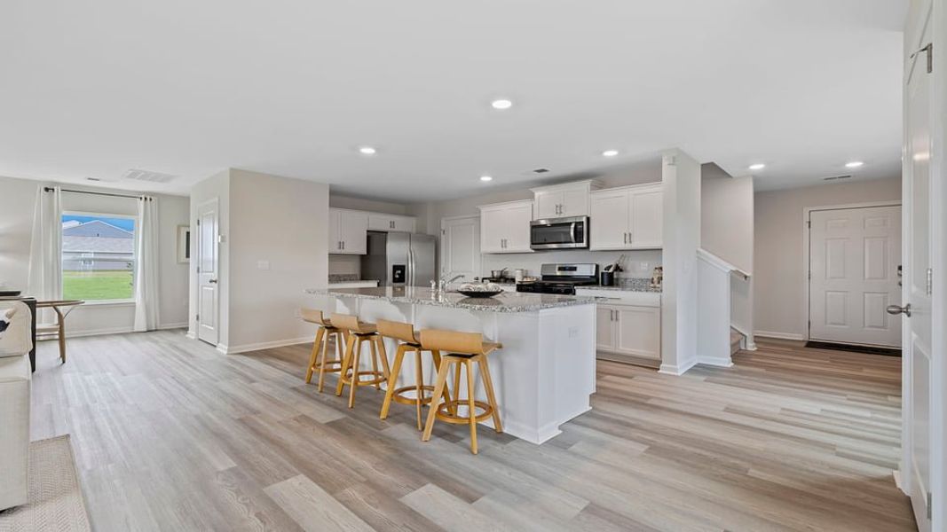 Furnished interior view inside a new home in Cloverdale Hills, Piedmont (Image 8).