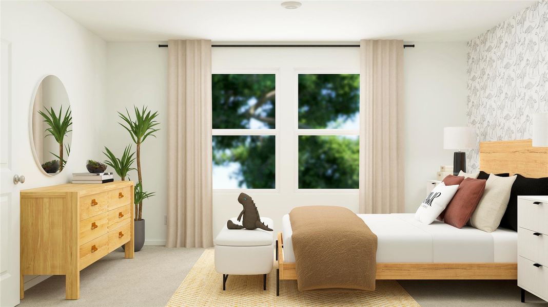 Furnished interior view inside a new home in River Bridge Ranch: Majors Collection, San Marcos (Image 17).