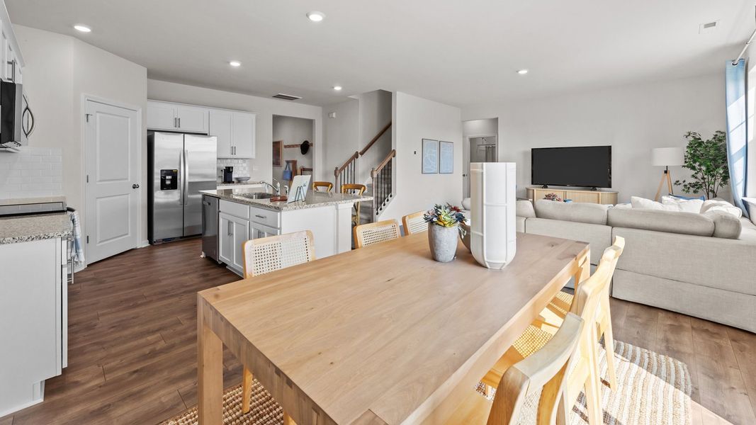 Furnished interior view inside a new home in Ridgewood Farms, Winterville (Image 8).