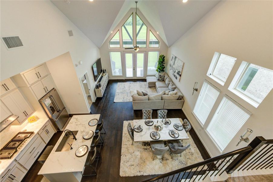 Furnished interior view inside a new home in Sienna 45', 50', Missouri City (Image 14).