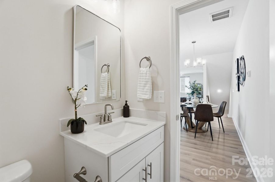 Furnished interior view inside a new home in , Charlotte (Image 33).