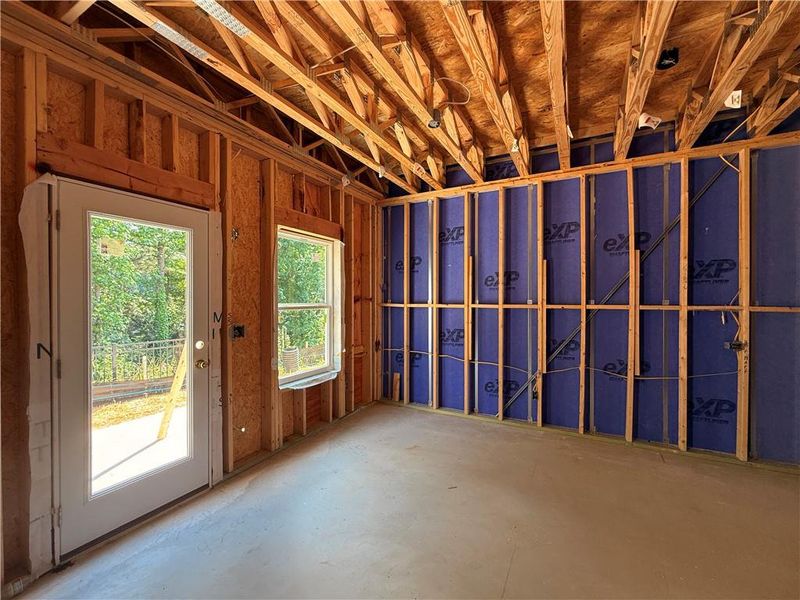 In-progress construction of a new home in Leydenview, Mableton, GA (Image 38).