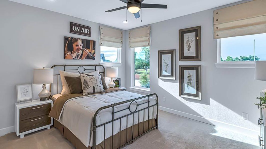 Furnished interior view inside a new home in Avalon at Cypress, Cypress (Image 44).