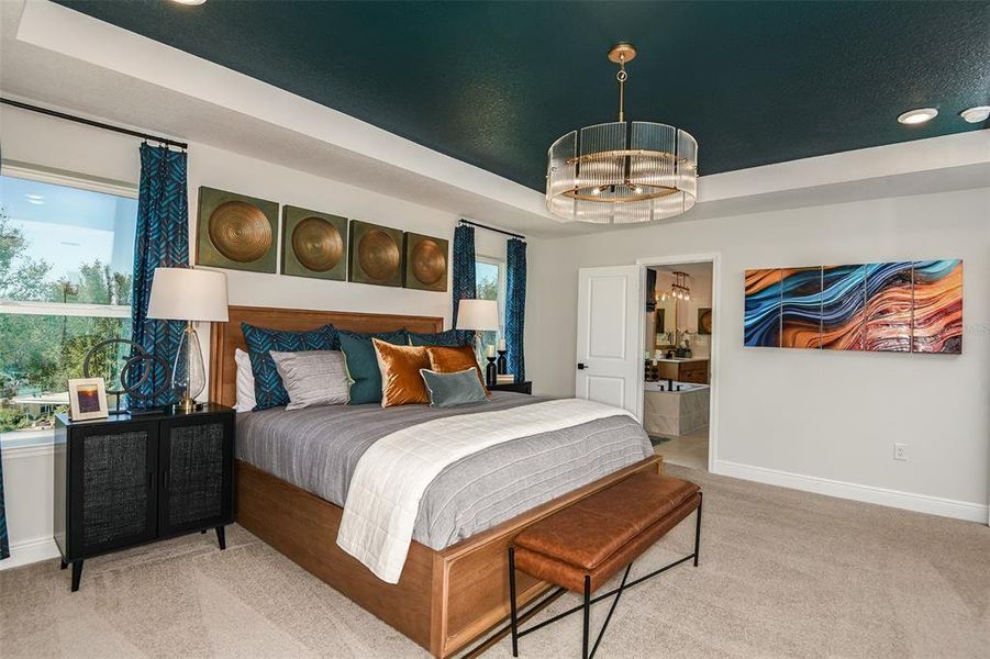 Furnished interior view inside a new home in Vintner Reserve, Clermont (Image 10). Furnished interior view inside a new home in Vintner Reserve, Clermont (Image 10).