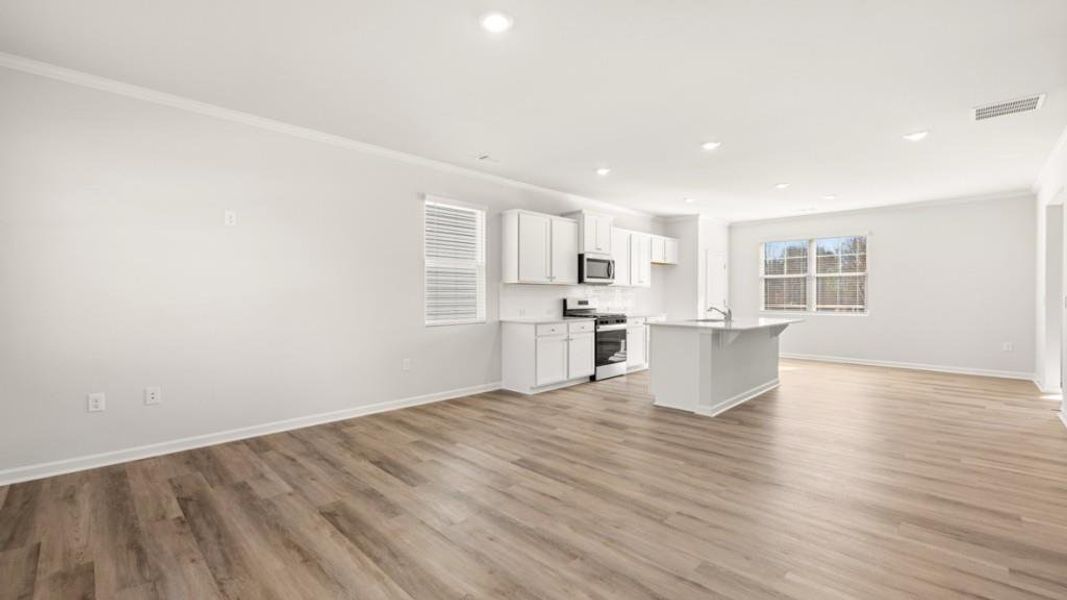 Spacious, unfurnished interior of a new home in Braselton Village, Braselton (Image 15).