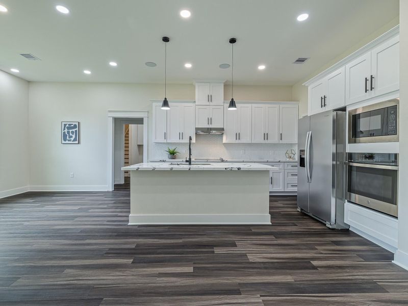 Furnished interior view inside a new home in , Angleton (Image 6).