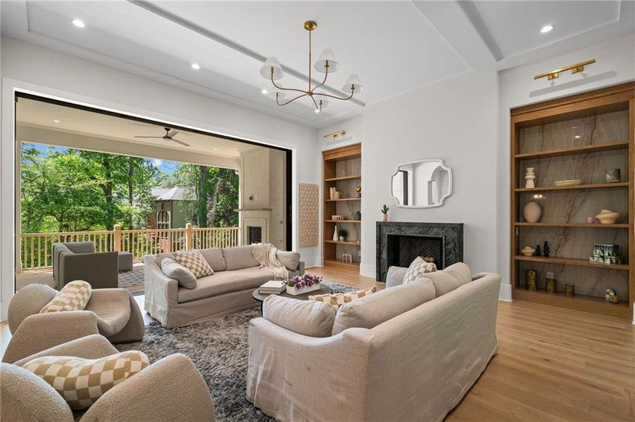 Furnished interior view inside a new home in , Brookhaven (Image 12).