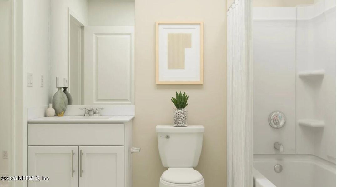 Furnished interior view inside a new home in Resilience at Palm Coast, Palm Coast (Image 7). Furnished interior view inside a new home in Resilience at Palm Coast, Palm Coast (Image 7).