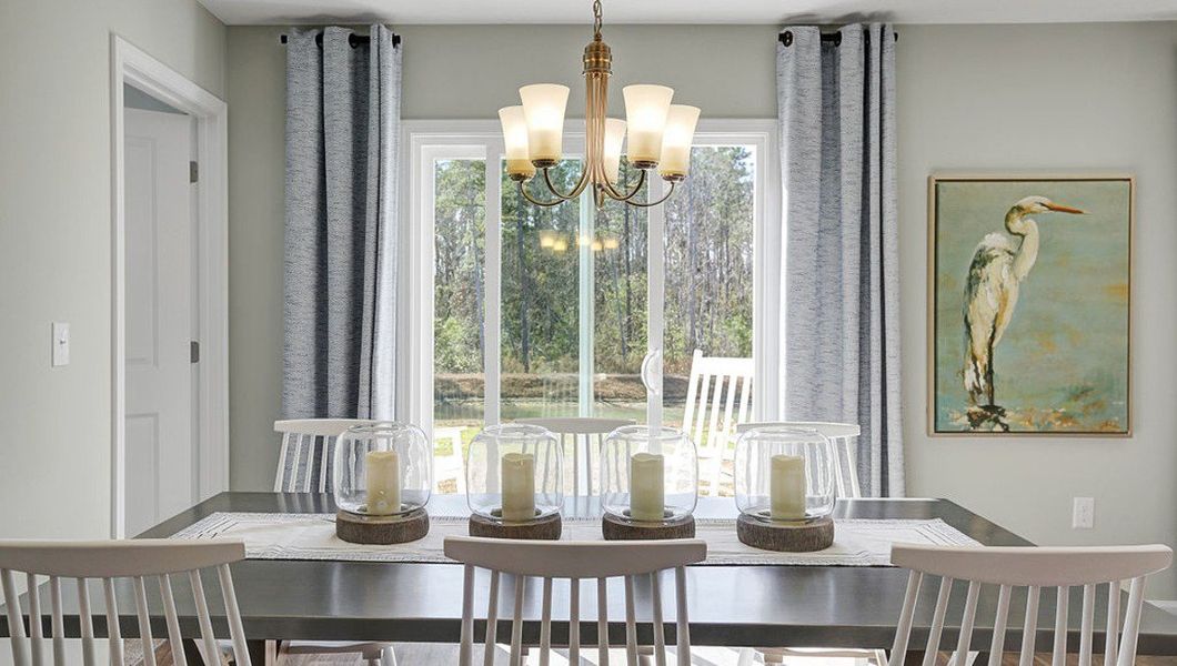 Representative furnished interior of a home built from the Macon by D.R. Horton in Holly Oaks, Statesboro (Image 10).