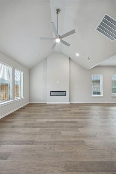 Living Room in the Stanley II home plan by Trophy Signature Homes – REPRESENTATIVE PHOTO