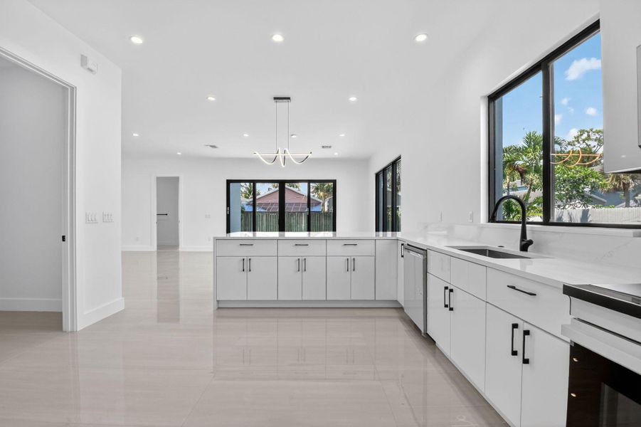Furnished interior view inside a new home in , Palm Springs (Image 33).