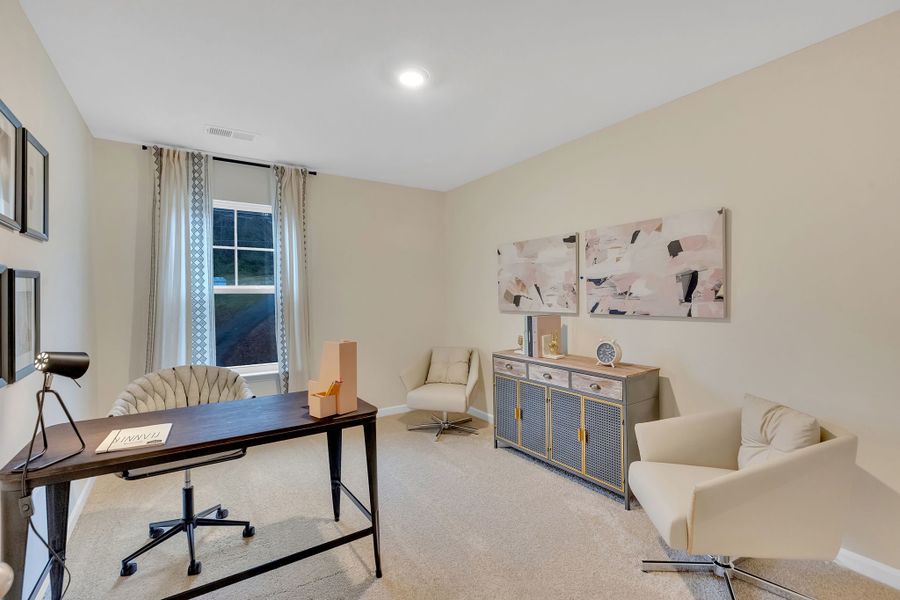 Representative furnished interior of a home built from the Elston by D.R. Horton in Johnson Farms, Greeneville (Image 18).