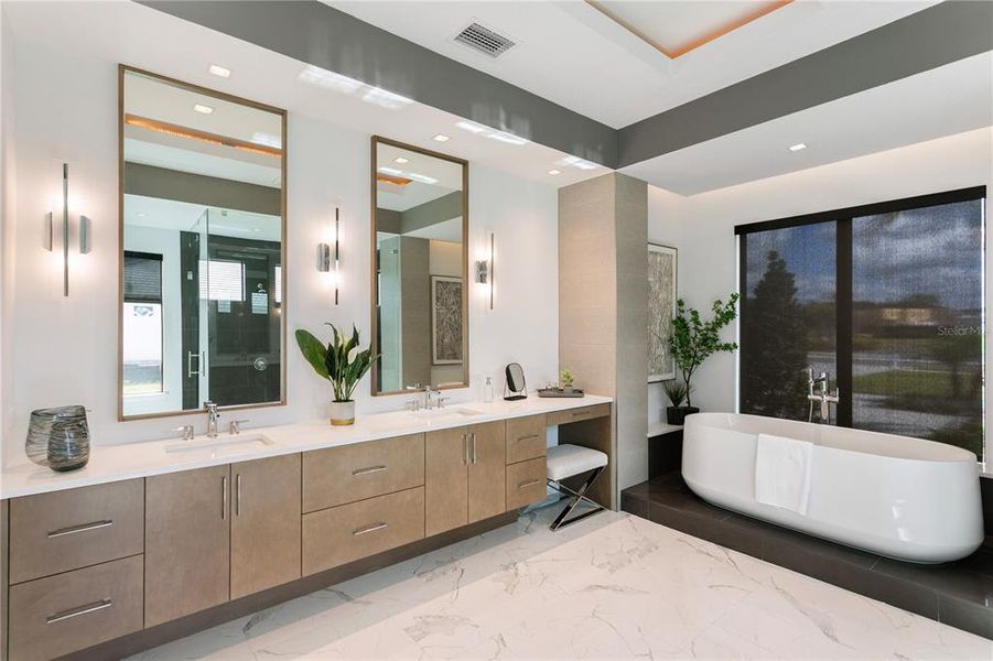 Furnished interior view inside a new home in , Odessa (Image 40).