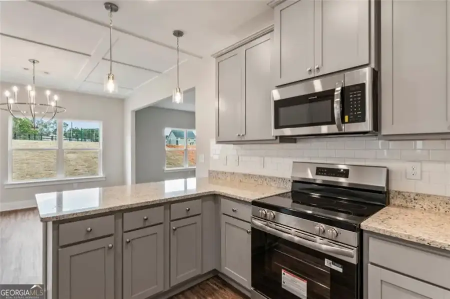 Furnished interior view inside a new home in , Hampton (Image 3).
