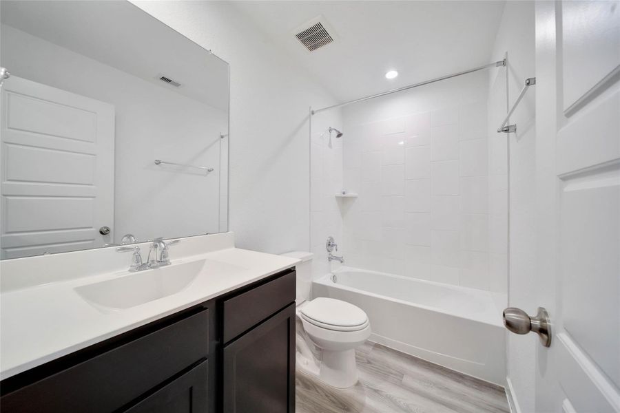 Furnished interior view inside a new home in City Gate, Houston (Image 6).