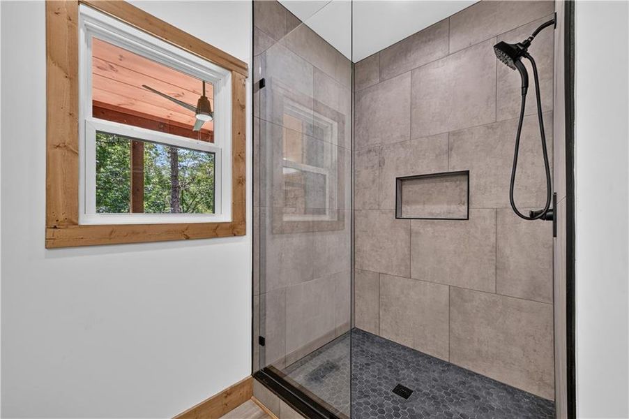 Close-up of interior finishes inside a home in , Ellijay (Image 17).