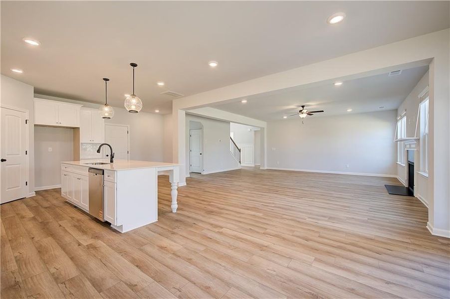 Spacious, unfurnished interior of a new home in Cambria at Traditions, Hampton (Image 12). Spacious, unfurnished interior of a new home in Cambria at Traditions, Hampton (Image 12).