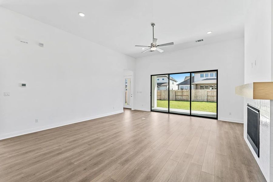 Audrey D family room