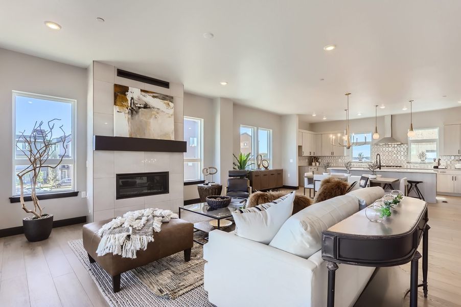 Representative furnished interior of a home built from the Energetic by Boulder Creek Brands LLC in Baseline, Broomfield (Image 9).
