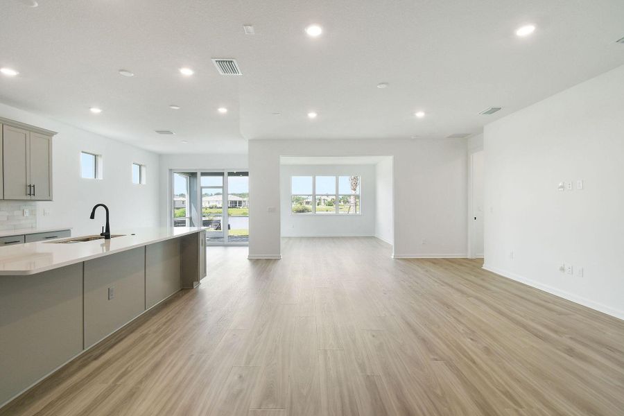 Furnished interior view inside a new home in Harbor Isle, Vero Beach (Image 12).