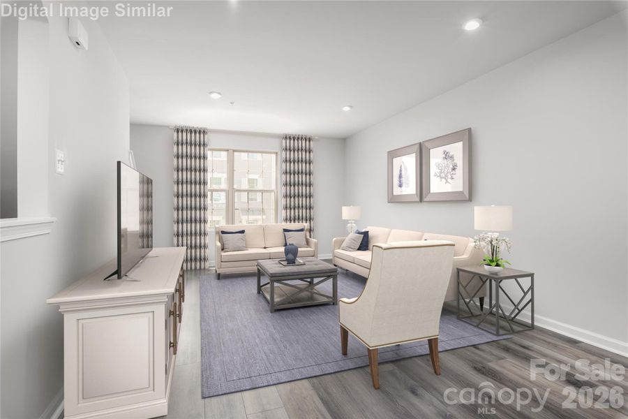 Your Perfect space for entertaining.  Enjoy a room living area perfect for hosting friends and family.  More space than a rental, ideal for gatherings and relaxation